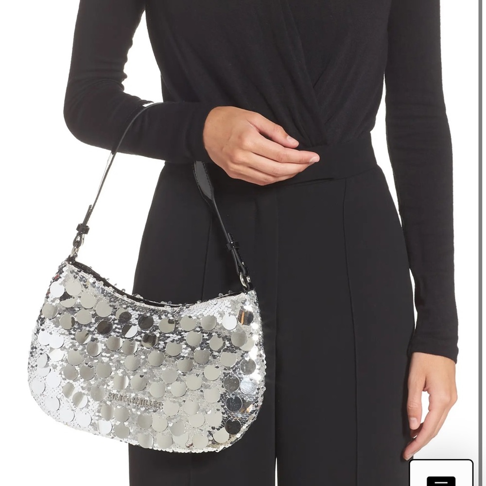 NWT SIMON MILLER Sasi Sequin Bag (OS)